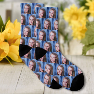 Custom Photo Pattern Personalised Socks