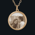 Custom Photo Pendant Necklace<br><div class="desc">Personalise this necklace with a special photo. These make great mementos and gifts for loved ones, or special occasions such as birthdays, weddings and holiday s. To resize or reposition your photo, click on the Customise It button. This will take you into the edit mode and you can adjust your...</div>
