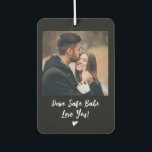 custom photo Personalise Couple Valentine's Day Car Air Freshener<br><div class="desc">customisable car air freshener custom photo Personalised Air Freshener Car Accessory for him or her, Personalise Birthday Gift ideas Personalise your ride with our Custom Car Air Freshener made from your favourite photo! Whether it's a cherished memory, a picture of a loved one, or a beloved pet. Upload your image,...</div>