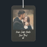 custom photo Personalise Couple Valentine's Day Car Air Freshener<br><div class="desc">customisable car air freshener custom photo Personalised Air Freshener Car Accessory for him or her, Personalise Birthday Gift ideas Personalise your ride with our Custom Car Air Freshener made from your favourite photo! Whether it's a cherished memory, a picture of a loved one, or a beloved pet. Upload your image,...</div>