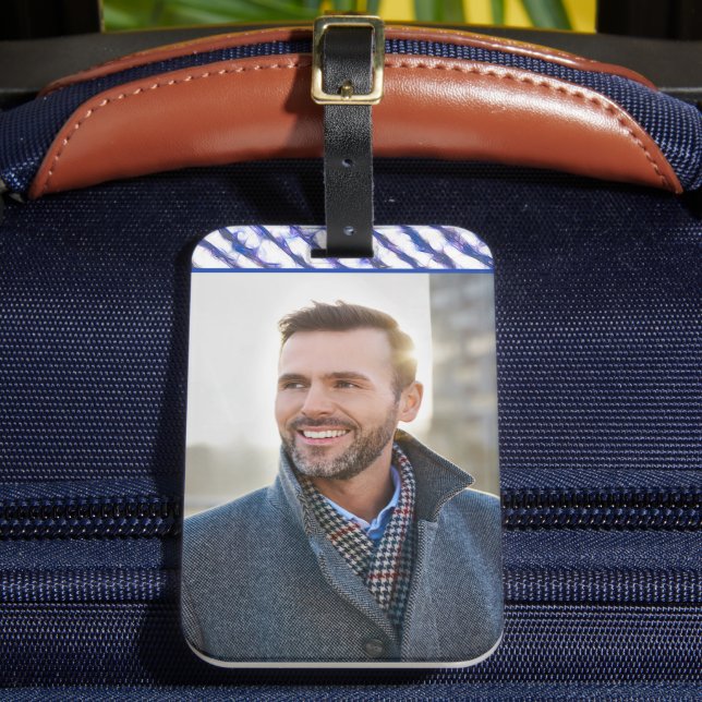 Custom Photo Personalise Luggage Tag (Front Insitu 2)