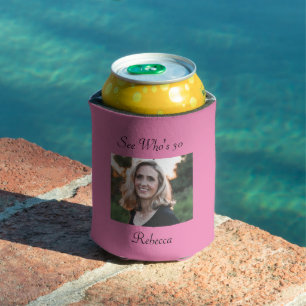 Custom Photo Personalised 30th Birthday Can Cooler