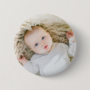 Custom Photo Personalised 6 Cm Round Badge