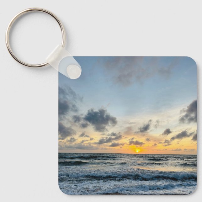 Custom Photo Personalised Add Your Own Photo Key Ring (Front)