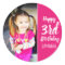 Custom Photo Personalised Birthday Party Stickers