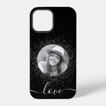 Custom Photo Personalised Black
