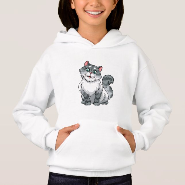 Custom Photo Personalised  cat Sweatshirt (Front)