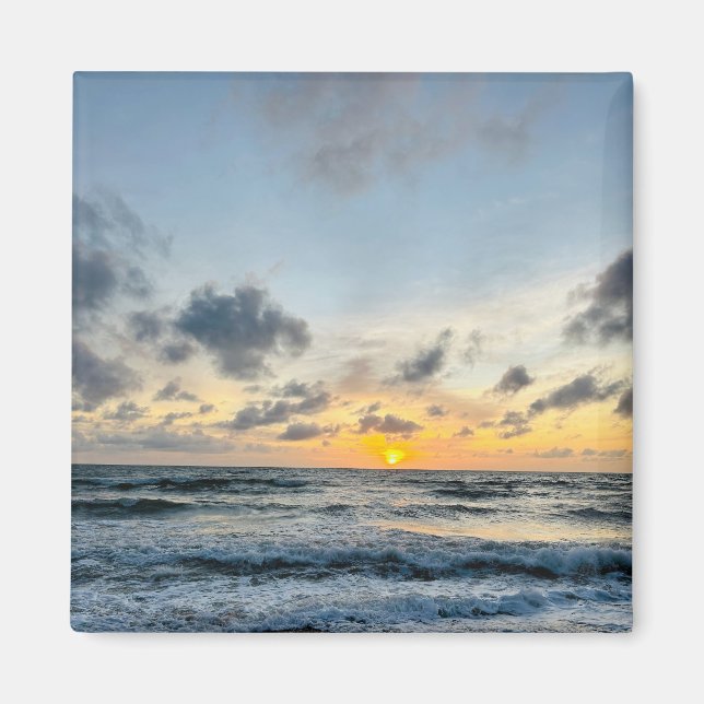 Custom Photo Personalised create your own magnet  (Front)