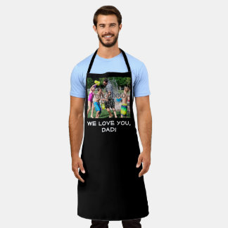 Custom Photo Personalised Dad Fathers Day Apron