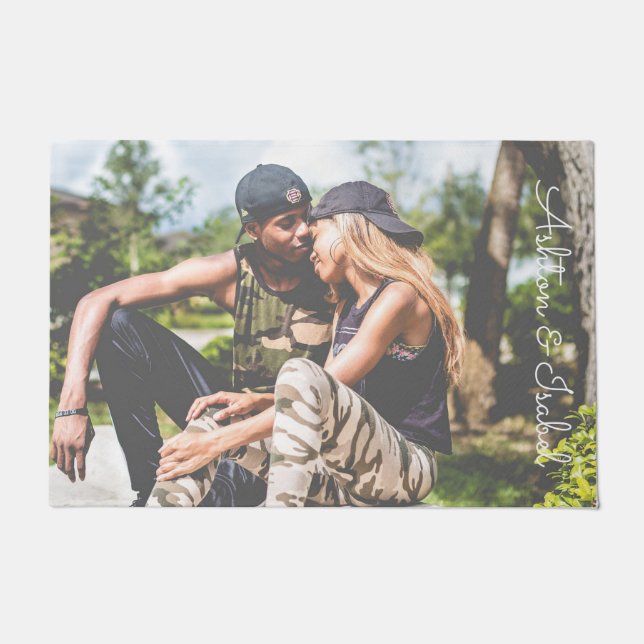 Custom Photo Personalised Doormat (Front)