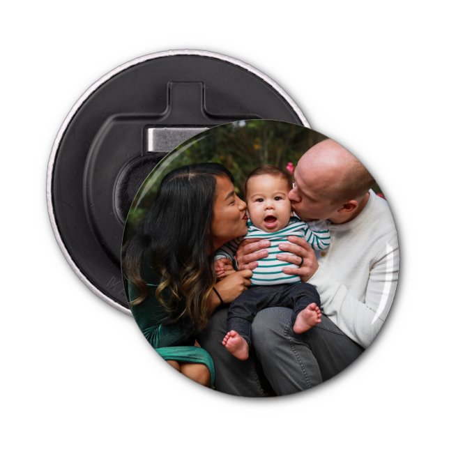 Custom Photo Personalised Family Bottle Opener (Front)