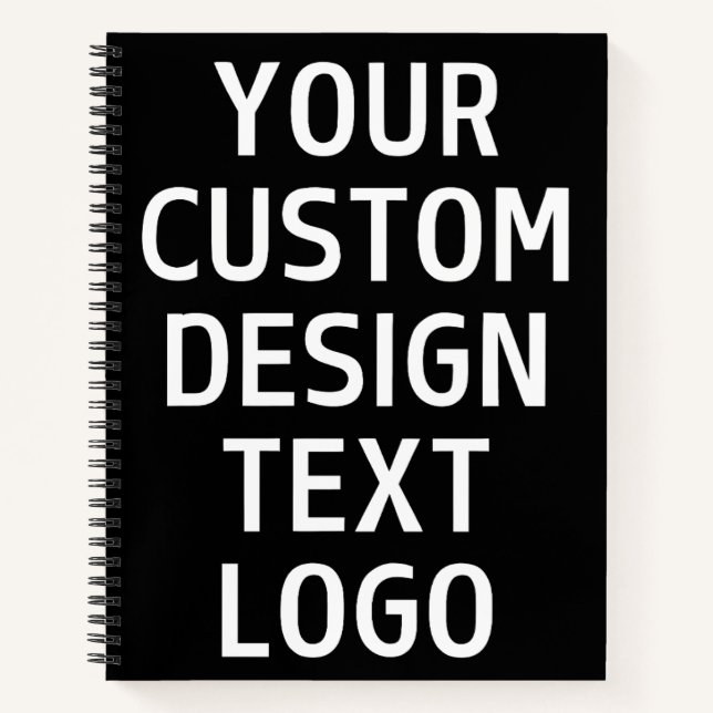 Custom Photo Personalised Gift Logo Business Notebook (Front)