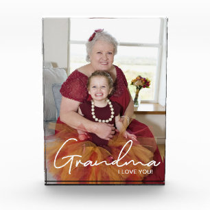 Custom Photo Personalised I love You Grandma