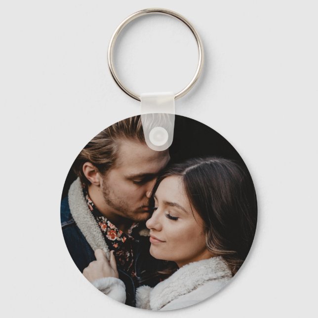 Custom Photo Personalised Key Ring (Front)