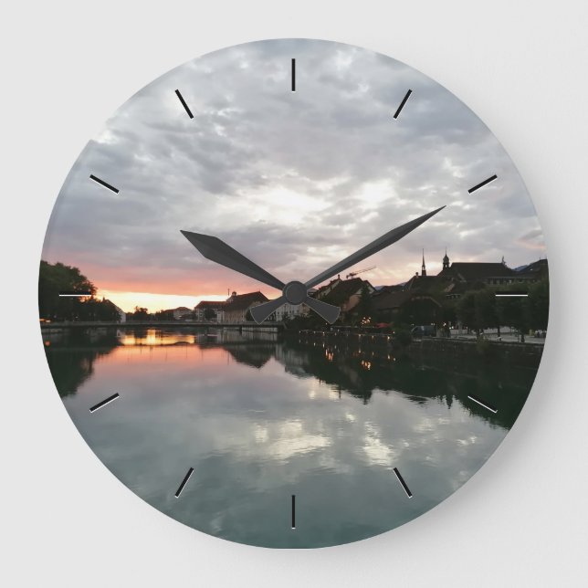 Custom Photo Personalised Large Clock (Front)