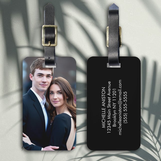 Custom Photo Personalised  Luggage Tag (Creator Uploaded)