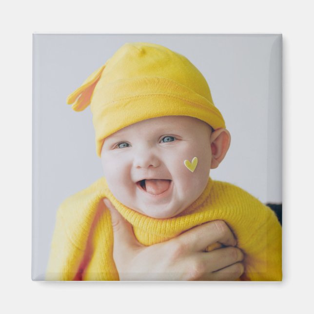 Custom Photo Personalised Magnet (Front)
