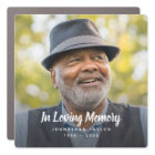 Custom Photo Personalised Memorial Tribute Funeral