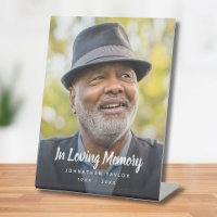 Custom Photo Personalised Memorial Tribute Funeral