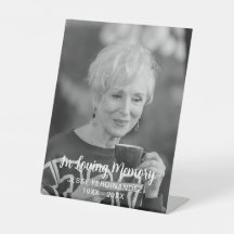 Custom Photo Personalised Memorial Tribute Funeral