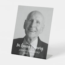 Custom Photo Personalised Memorial Tribute Funeral