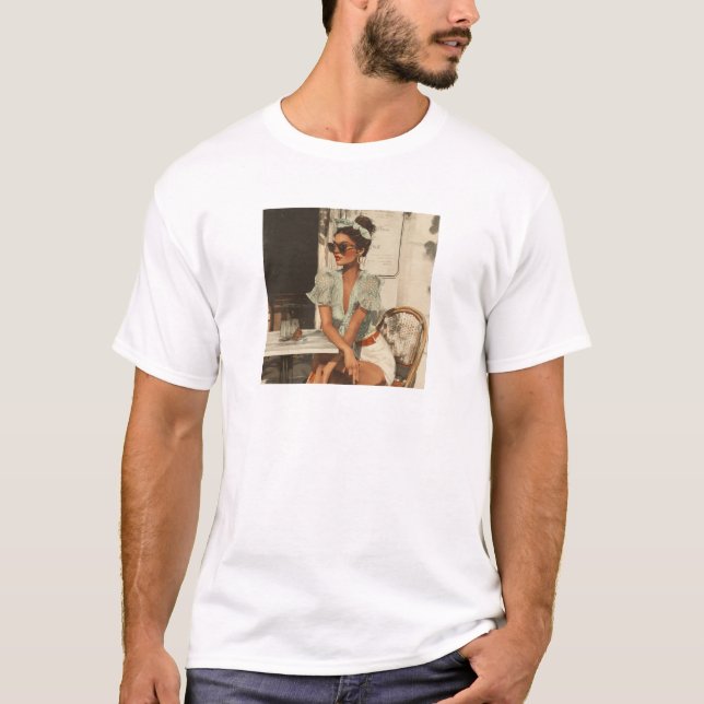 Custom Photo Personalised Memory Gift T-Shirt (Front)