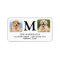 Custom Photo Personalised Monogram Return Address
