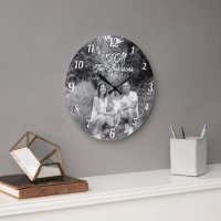 Custom photo personalised name black and white