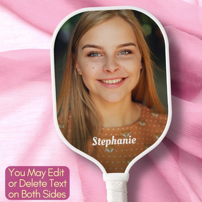 Custom photo personalised name create your own pickleball paddle (Creator Uploaded)