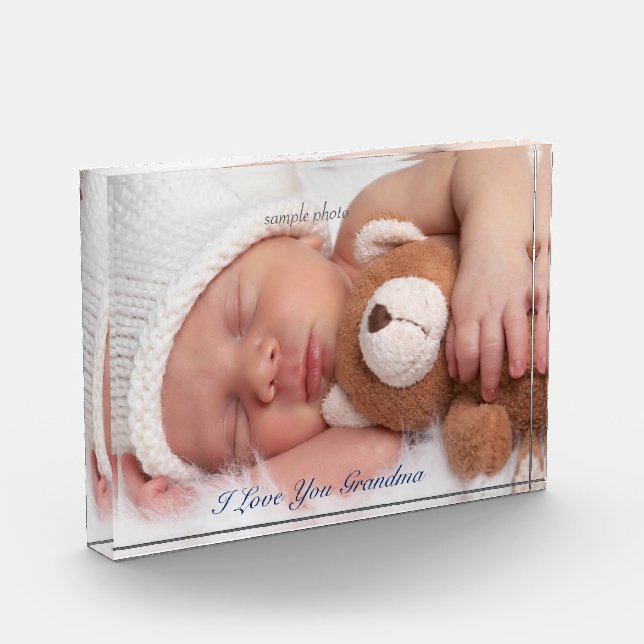 Custom Photo, Personalised, Photo Block (Left)