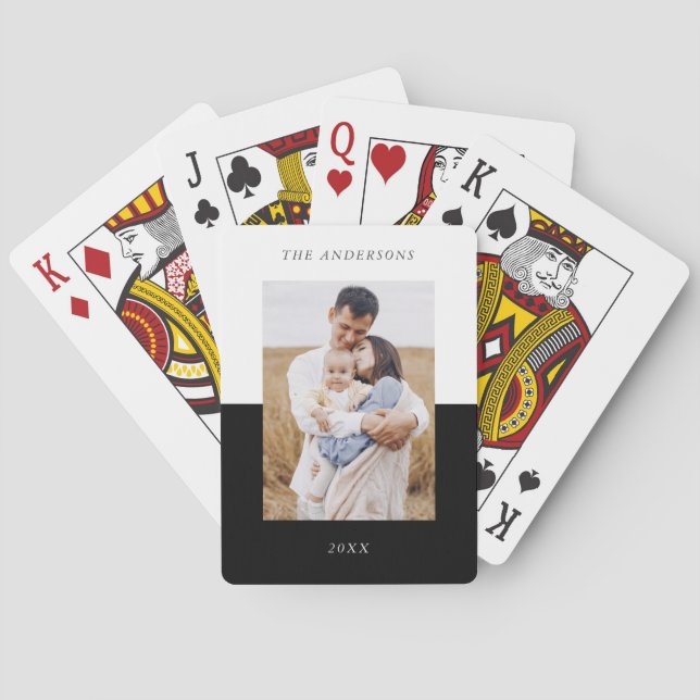 Custom Photo Personalised Playing Cards (Back)