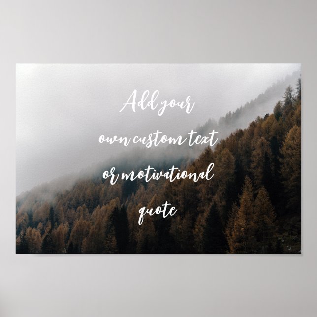 Custom Photo Personalised Poster (Front)