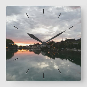 Custom Photo Personalised Square Wall Clock