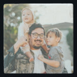 Custom Photo Personalised Stone Coaster<br><div class="desc">Custom Photo Personalised Stone Coaster</div>