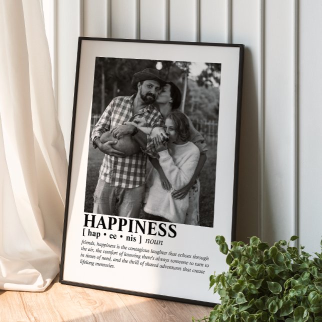 Custom Photo Personalised Text Family Portrait Poster (Creator Uploaded)