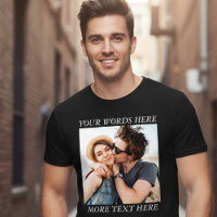 Custom Photo & Personalised Text Graphic Tee
