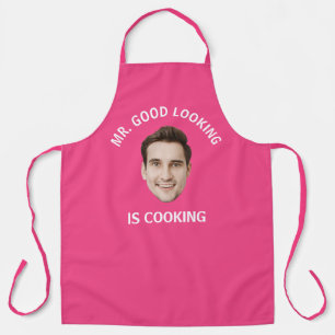 Custom Photo personalised Text Her Him Women Men Apron