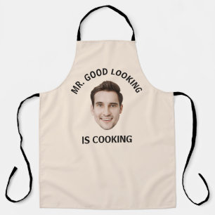 Custom Photo personalised Text Her Him Women Men Apron