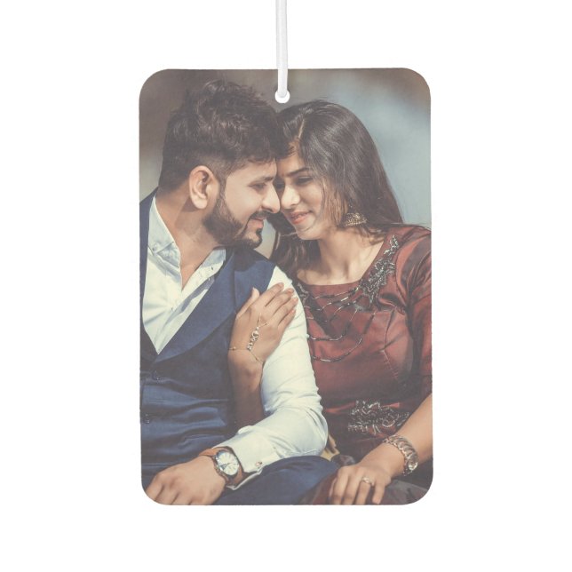Custom Photo Personalised Two-Sided Car Air Freshener (Front)