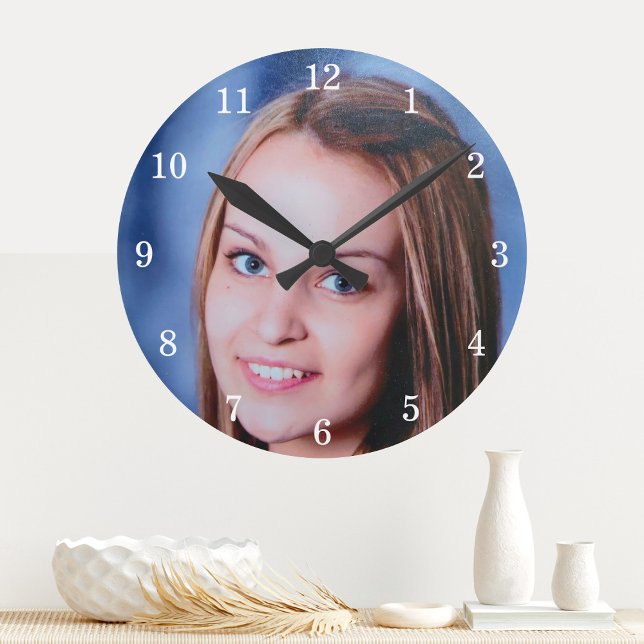 Custom Photo Personalised Wall Clock (Creator Uploaded)