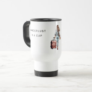 Custom Photo Personalised Wanderlust In A Cupp Travel Mug