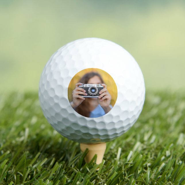 Custom Photo Personalised Wilson Ultra Distance Golf Balls (Insitu Tee)