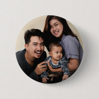 Custom Photo Personalized 6 Cm Round Badge