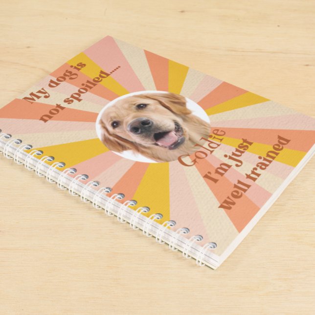 Custom Photo Personalized Dog lover Gift Notebook (Creator Uploaded)