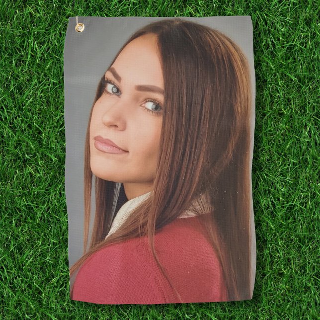 Custom Photo Personalized Golf Towel (Creator Uploaded)