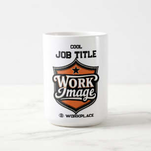 Custom Photo Personalized Job Title & Workplace  Coffee Mug