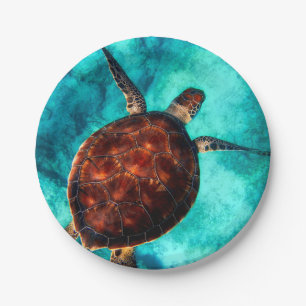 Custom Photo Personalized Modern Paper Plate