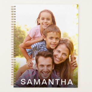 Custom Photo Personalized Name Planner