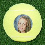 Custom Photo Personalized Tennis Balls<br><div class="desc">Upload a photo, and easily create your personalized tennis balls. You can TRANSFER this DESIGN on other Zazzle products and adjust it to fit most of the Zazzle items. Standard Studio designs are made in high-resolution vector graphics for a professional print. Thank you for choosing our designs and stopping by...</div>