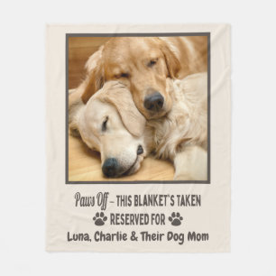 Custom Photo Pet Dog Fleece Blanket